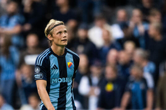 Tobias Gulliksen of Djurgården looks dejected