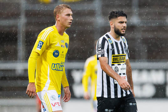 Falkenbergs Gabriel Johansson och Landskronas Edi Sylisufaj