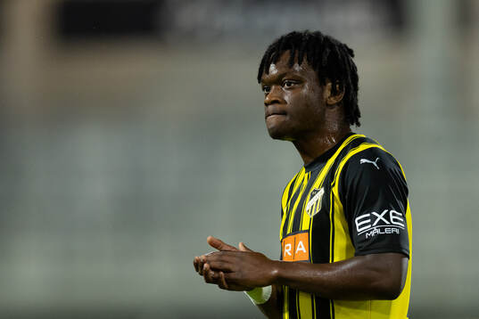 Jeremy Agbonifo of Häcken looks dejected