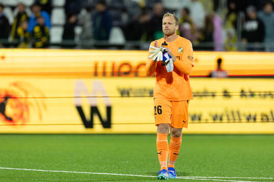 Goalkeeper Peter Abrahamsson of Häcken looks dejected