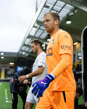 Goalkeeper Peter Abrahamsson of Häcken