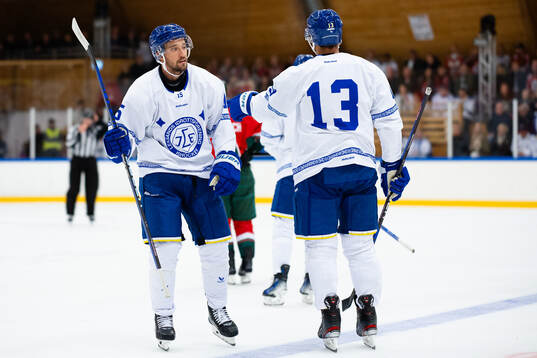 Leksands Max Véronneau och Jon Knuts