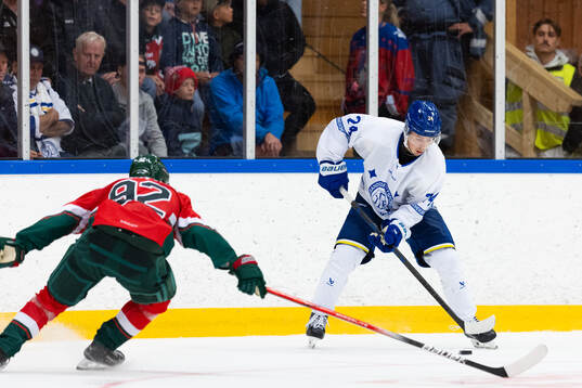 Frölundas Filip Cederqvist och Leksands Arvid Eljas