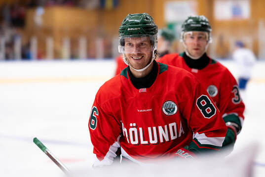 Frölundas Erik Thorell jublar