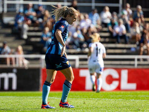 Djurgårdens Mimmi Larsson deppar