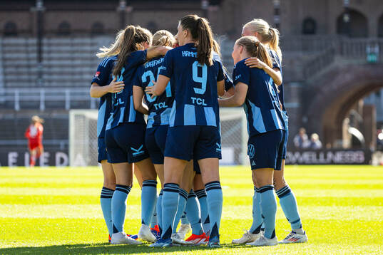 Djurgårdens spelare jublar