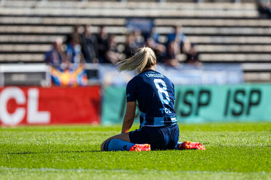 Djurgårdens Mimmi Larsson deppar