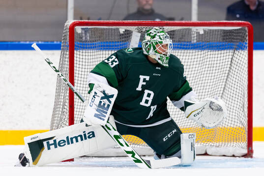 Färjestads målvakt Max Lagace