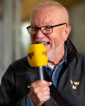 Leif Boork i Expressens TV-studio