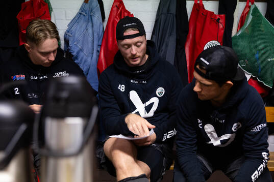 Frölundas Noah Hasa, Carl Klingberg och Linus Nässén