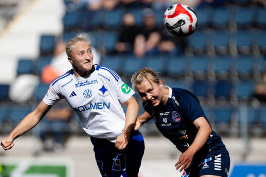 IFK Norrköpings Wilma Leidhammar och Linköpings Noor