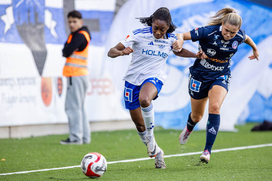 IFK Norrköpings Maya Aliyah Antoine och Linköpings Irene