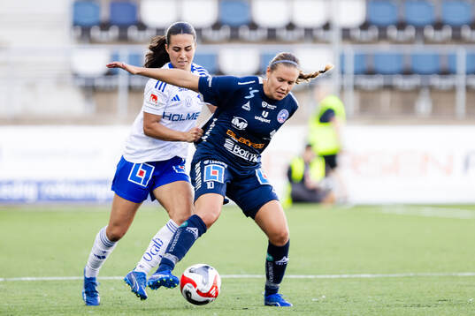 IFK Norrköpings Vesna Milivojevic och Linköpings Emma