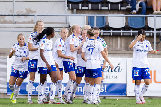 IFK Norrköpings spelare jublar