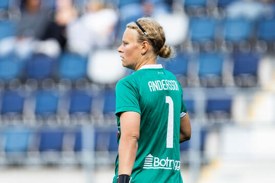 Linköpings målvakt Cajsa Andersson
