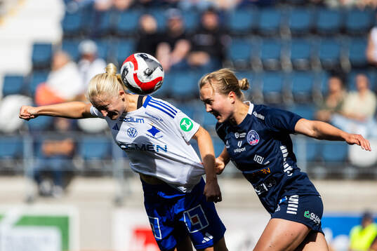 IFK Norrköpings Wilma Leidhammar och Linköpings Noor