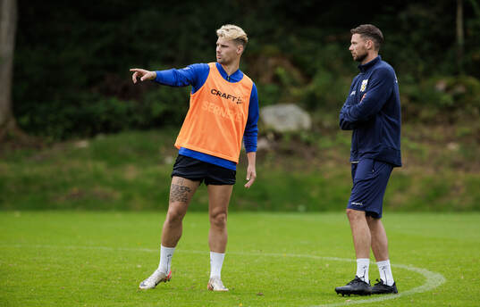 IFK Göteborgs Nikolai Baden och Spelarutvecklare Marcus