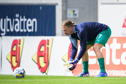 Malmö FFs målvakt Johan Dahlin