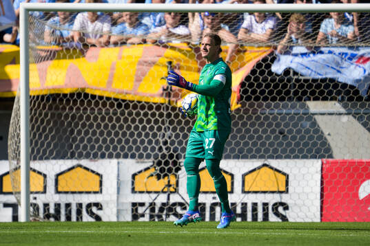 Malmö FFs målvakt Johan Dahlin