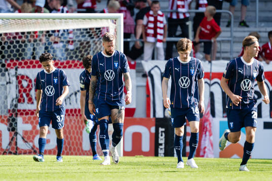 Malmö FFs spelare deppar