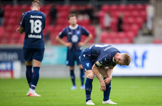 Malmö FFs Anders Christiansen deppar