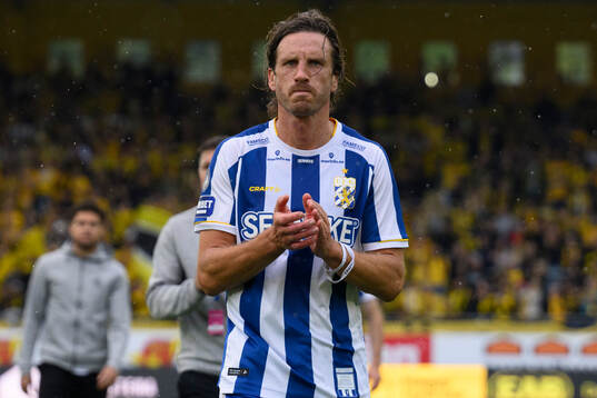 IFK Göteborgs Gustav Svensson deppar