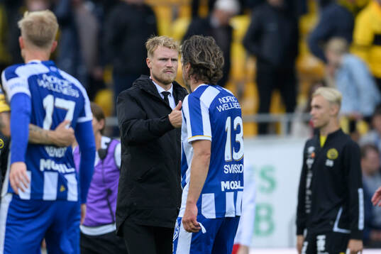 Elfsborgs manager Oscar Hiljemark tackar IFK Göteborgs
