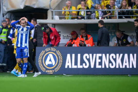 IFK Göteborgs Lucas Kåhed deppar