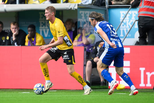 Elfsborgs Emil Holten och IFK Göteborgs Gustav Svensson