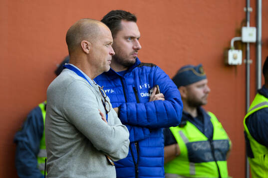 IFK Göteborgs säkerhetschef Jonas Arlmark och SLO