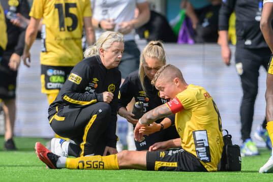 Elfsborgs Sebastian Holmen har ont