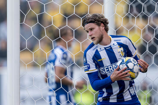 IFK Göteborgs Gustaf Norlin jublar