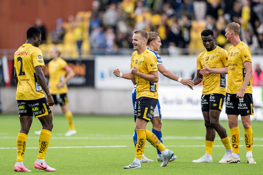 Elfsborgs spelare jublar