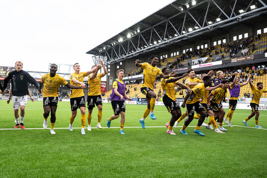 Elfsborgs spelare jublar