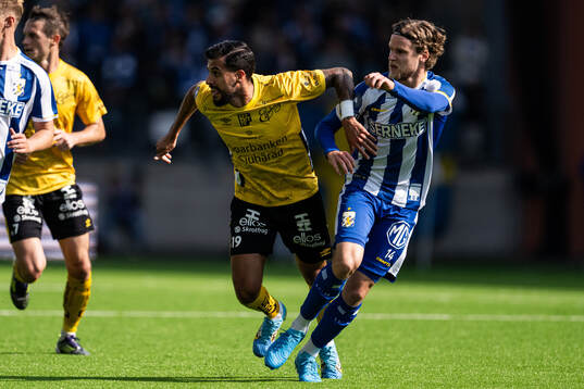 Elfsborgs Rami Kaib och IFK Göteborgs Gustaf Norlin