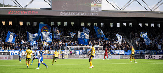 IFK Göteborgs supportrar på läktaren