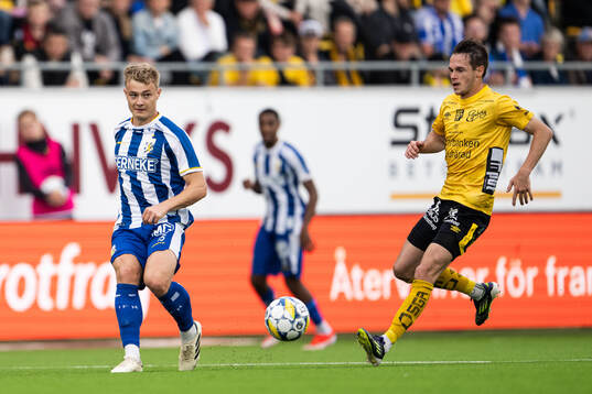 IFK Göteborgs David Kjær Kruse och Elfsborgs Jens Jakob