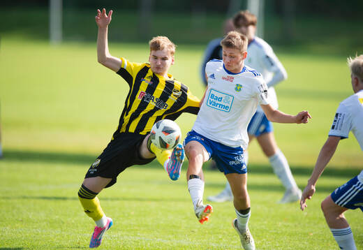IFK Hässleholms Amir Ramanovski i matchen för juniorer,