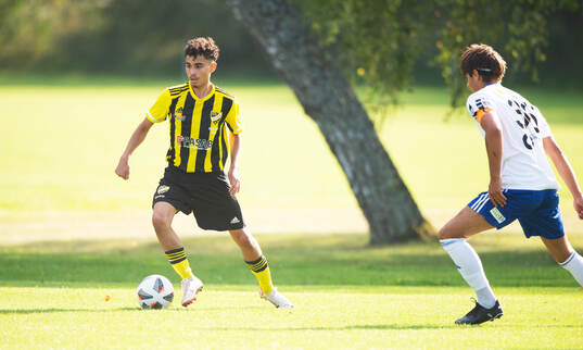 IFK Hässleholms Zeidan Sala i matchen för juniorer, U19,