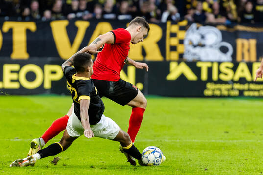 AIKs Rui Manuel Muati Modesto och Brommapojkarnas Adam