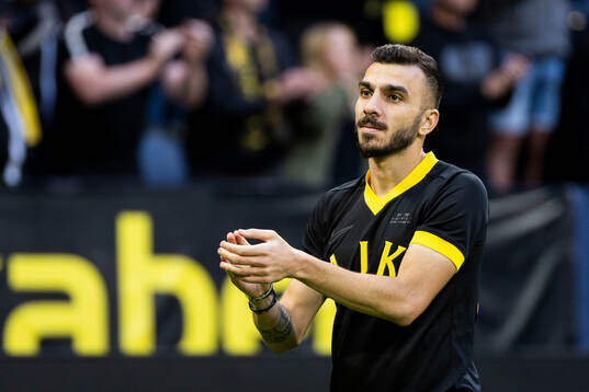 AIKs Ioannis Pittas tackar publiken