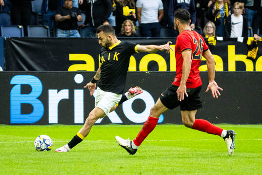 AIKs Ioannis Pittas och Brommapojkarnas André Calisir