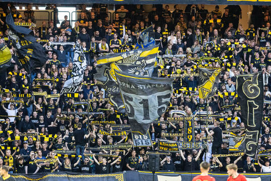 under fotbollsmatchen i Allsvenskan mellan AIK och