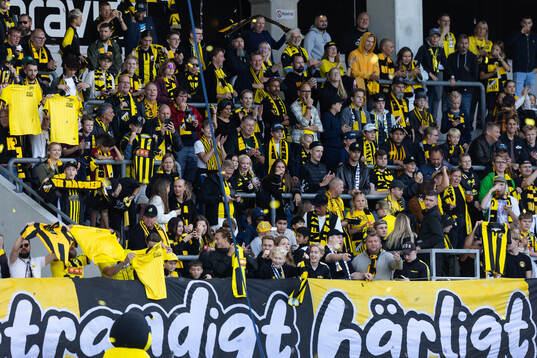 under fotbollsmatchen i Allsvenskan mellan Häcken och