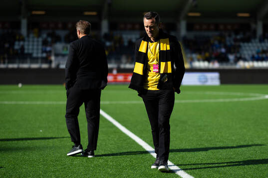 Häckens tränare Pål Arne Johansen och sportchef Martin