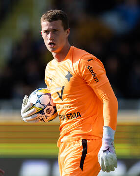 Värnamos målvakt Viktor Andersson