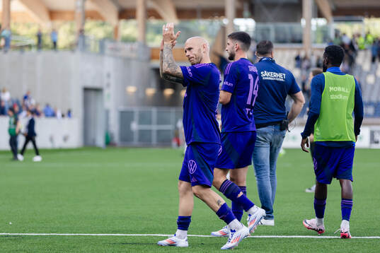 Djurgårdens Magnus Eriksson jublar