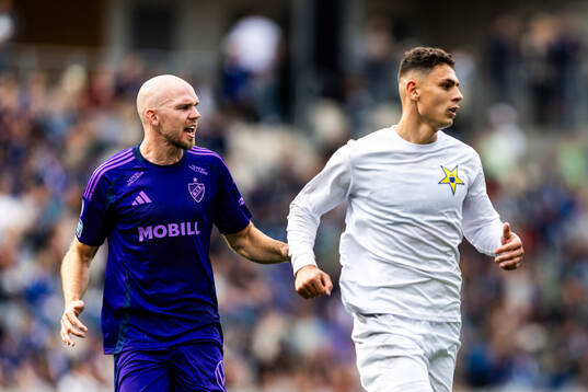 Djurgårdens Marcus Danielson och Sirius Yousef Salech