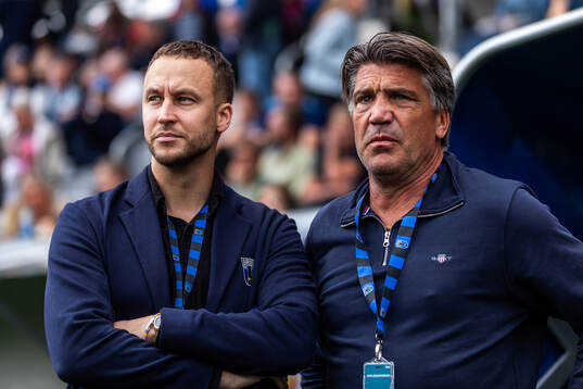 Sirius chef för herrlaget, Jonathan Ederström och