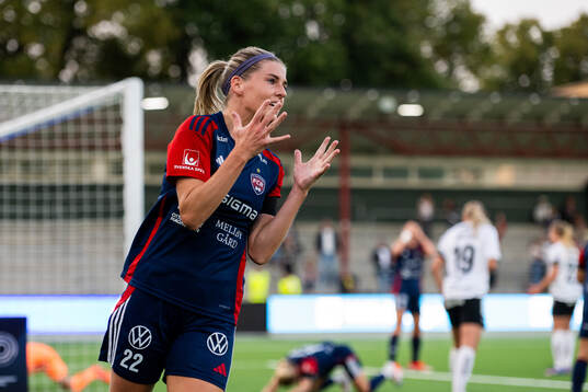 FC Rosengårds Olivia Schough deppar